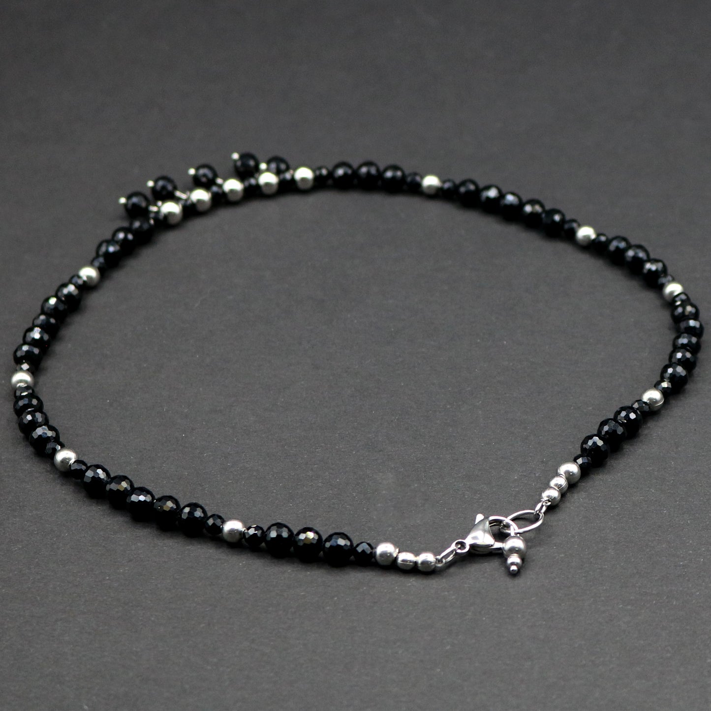 Black Onyx & Silver Necklace