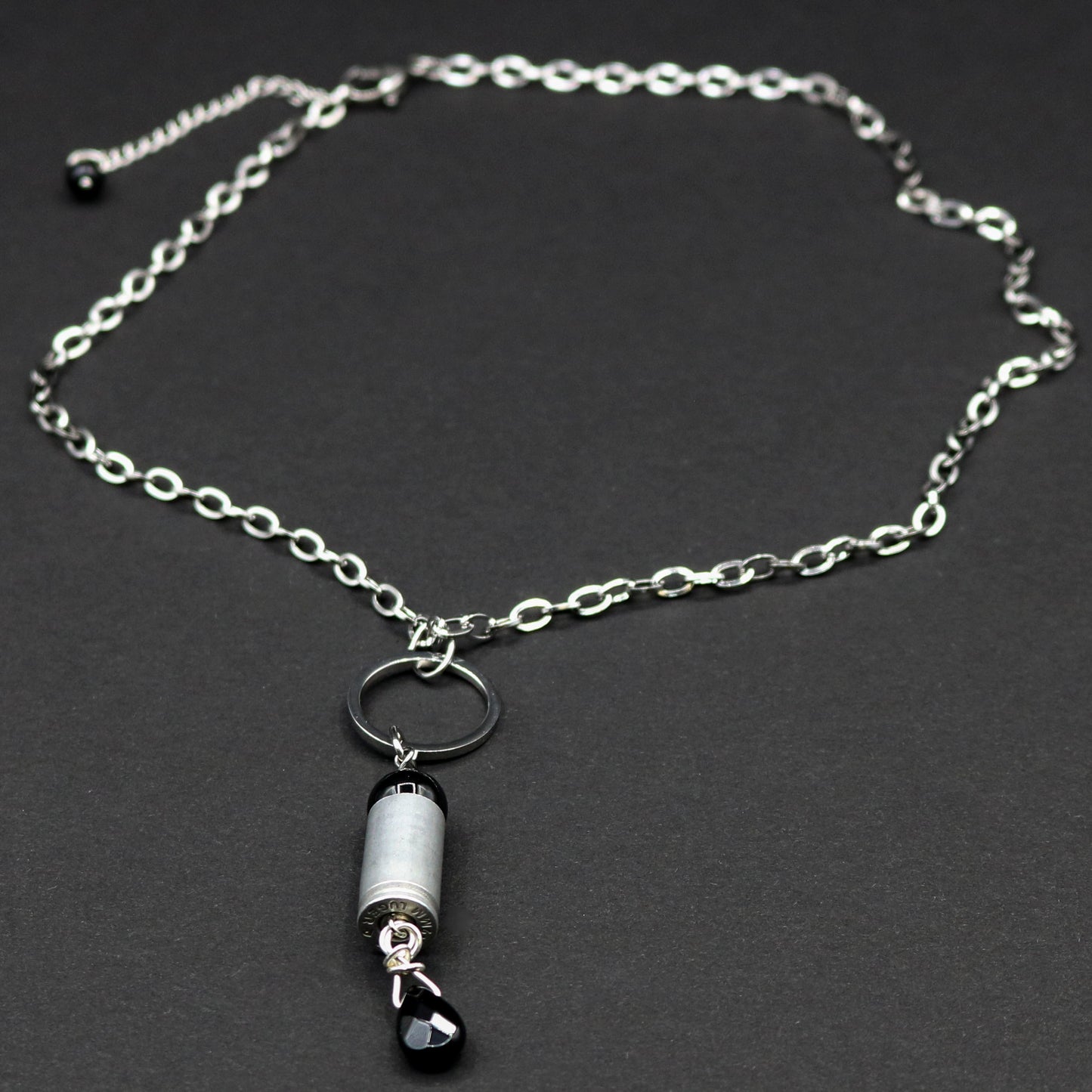 Hi-Caliber Brass & Black Onyx Necklace