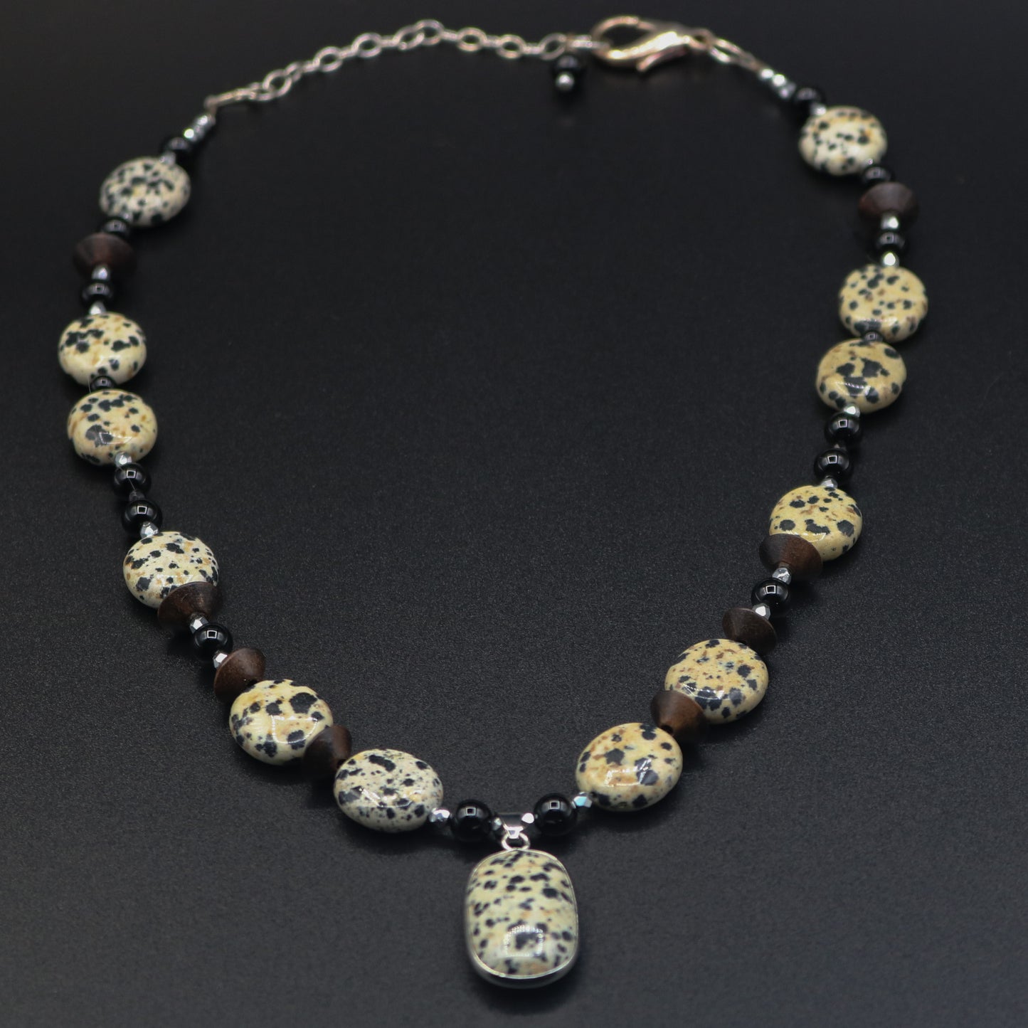 Dalmation Stone Necklace