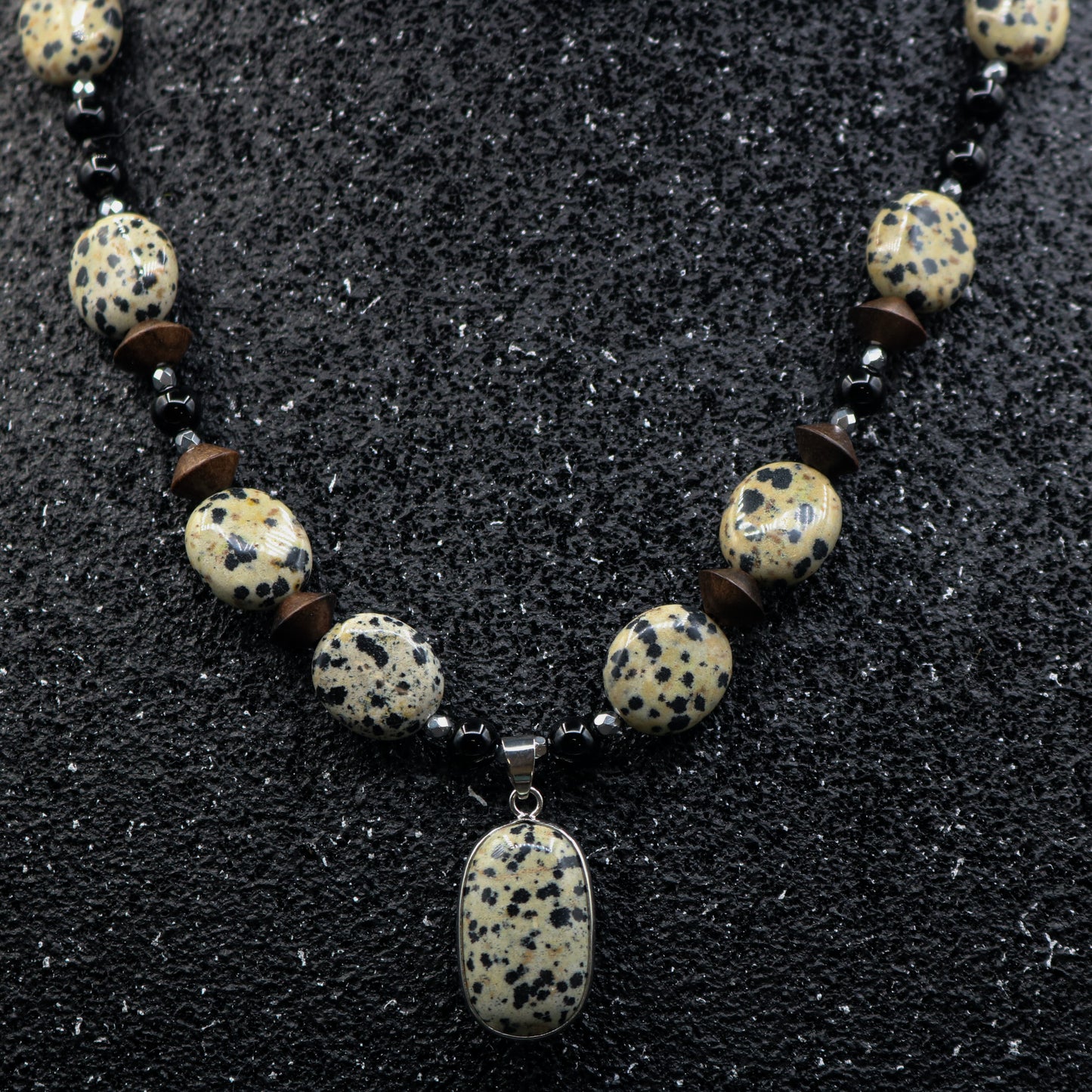 Dalmation Stone Necklace