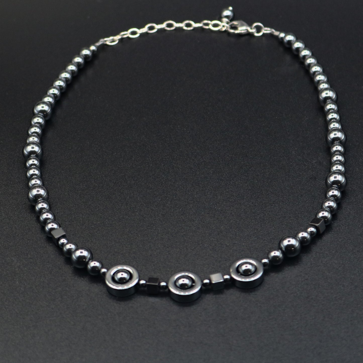 Hematite Choker Style Necklace