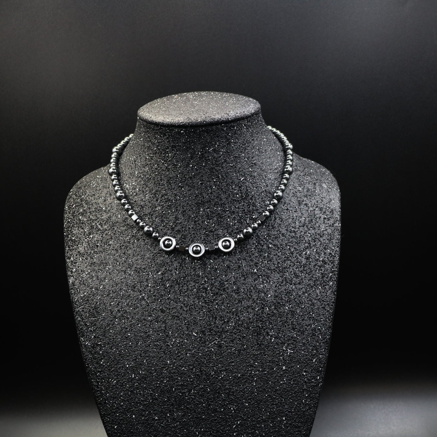 Hematite Choker Style Necklace