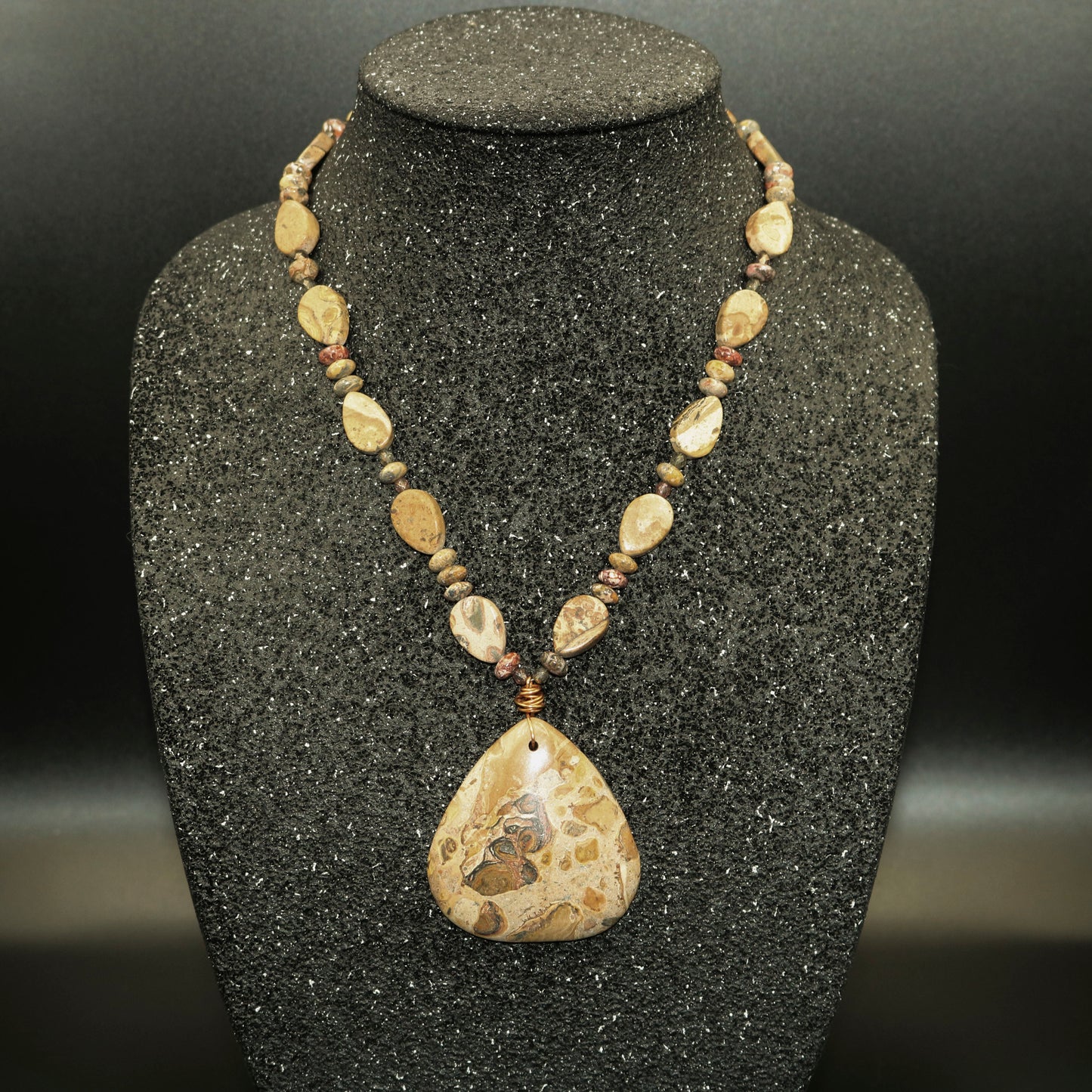 Leopard-skin Jasper Necklace