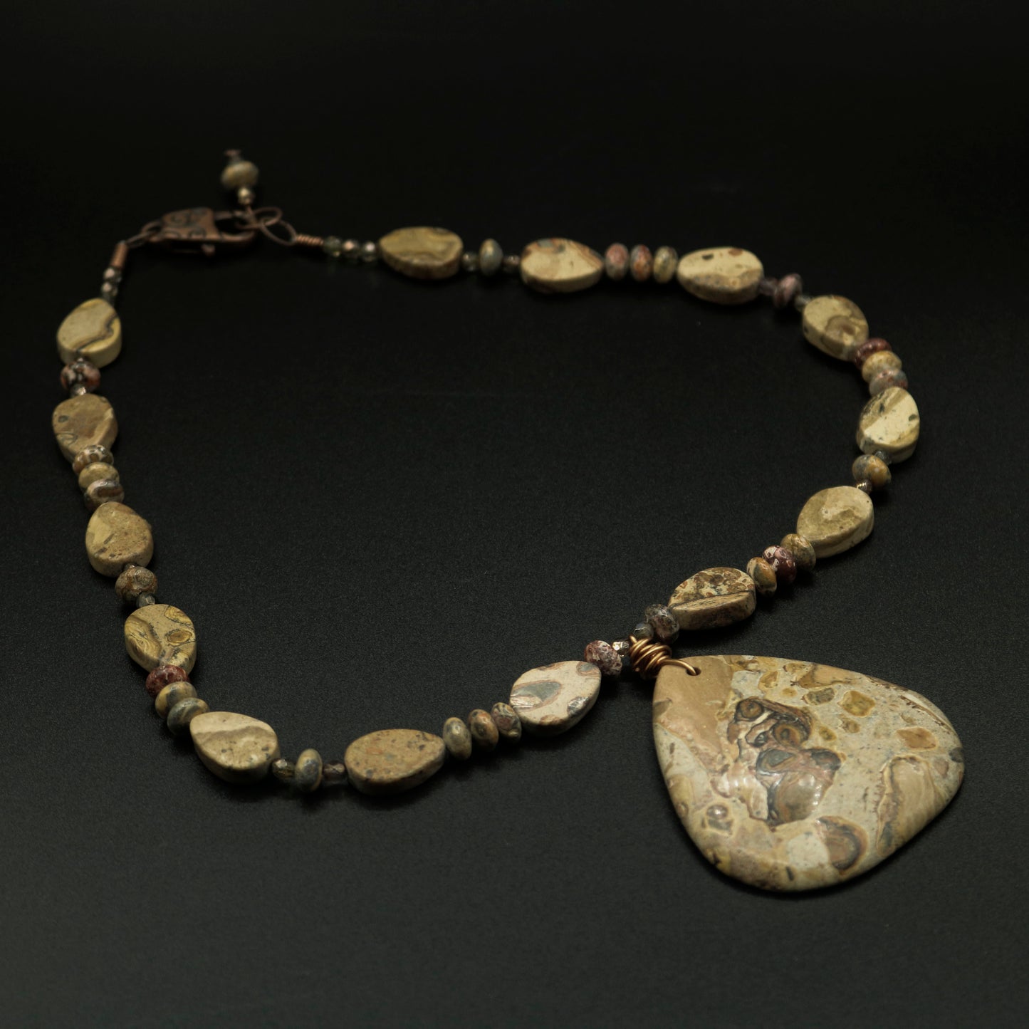 Leopard-skin Jasper Necklace