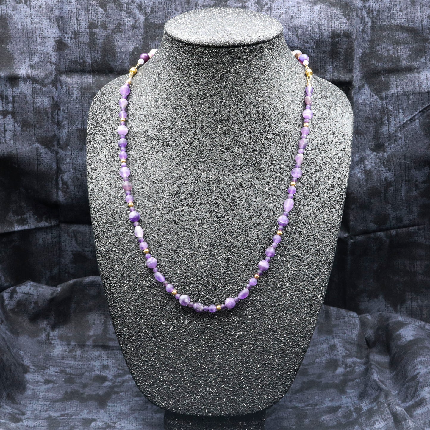 Amethyst & Quartz Necklace/Bracelet Combo