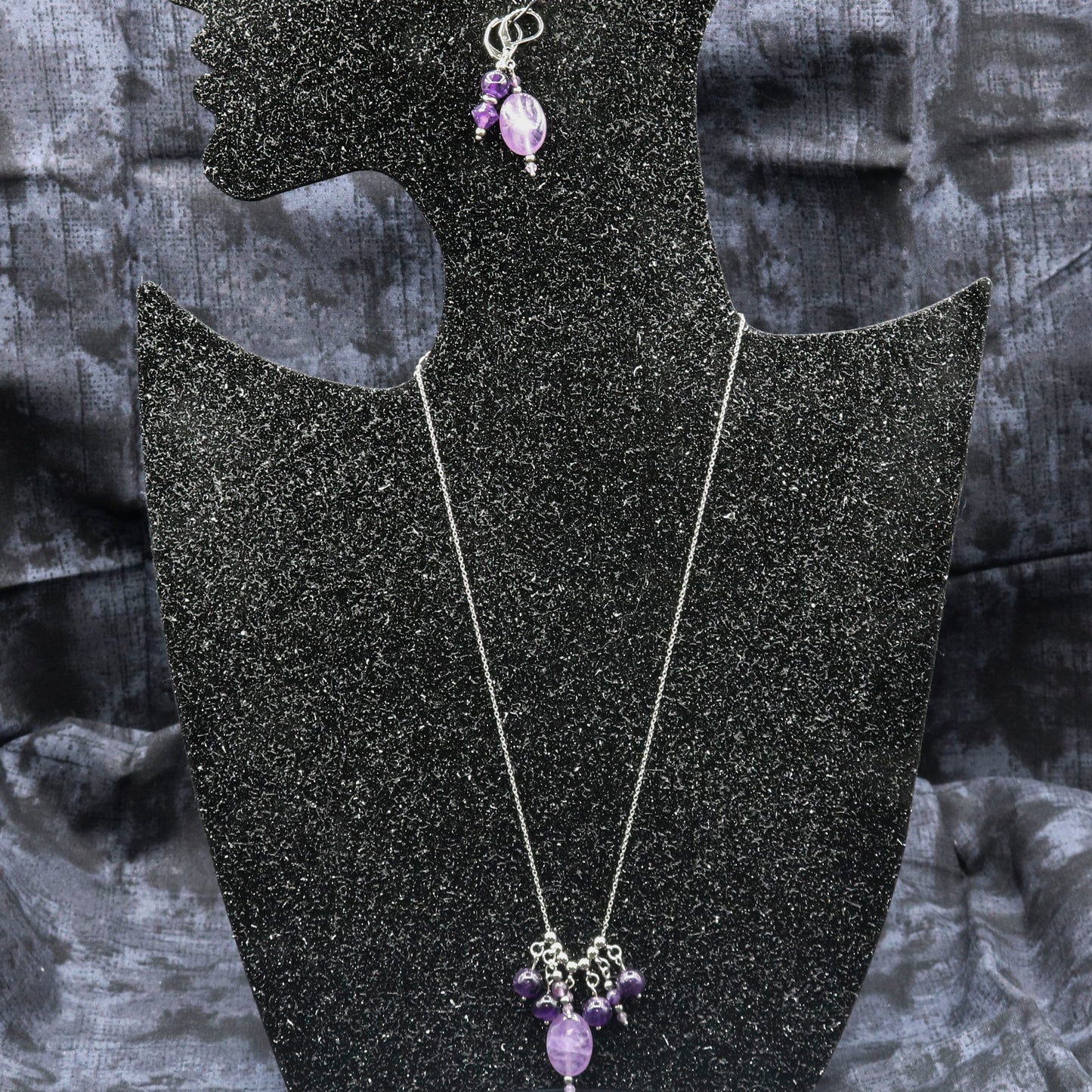 Amethyst Slider Bead Necklace