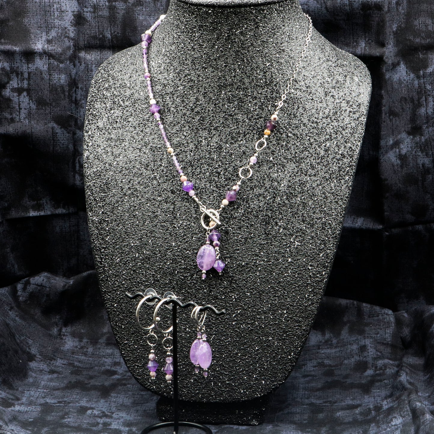 Amethyst Asymmetrical Necklace