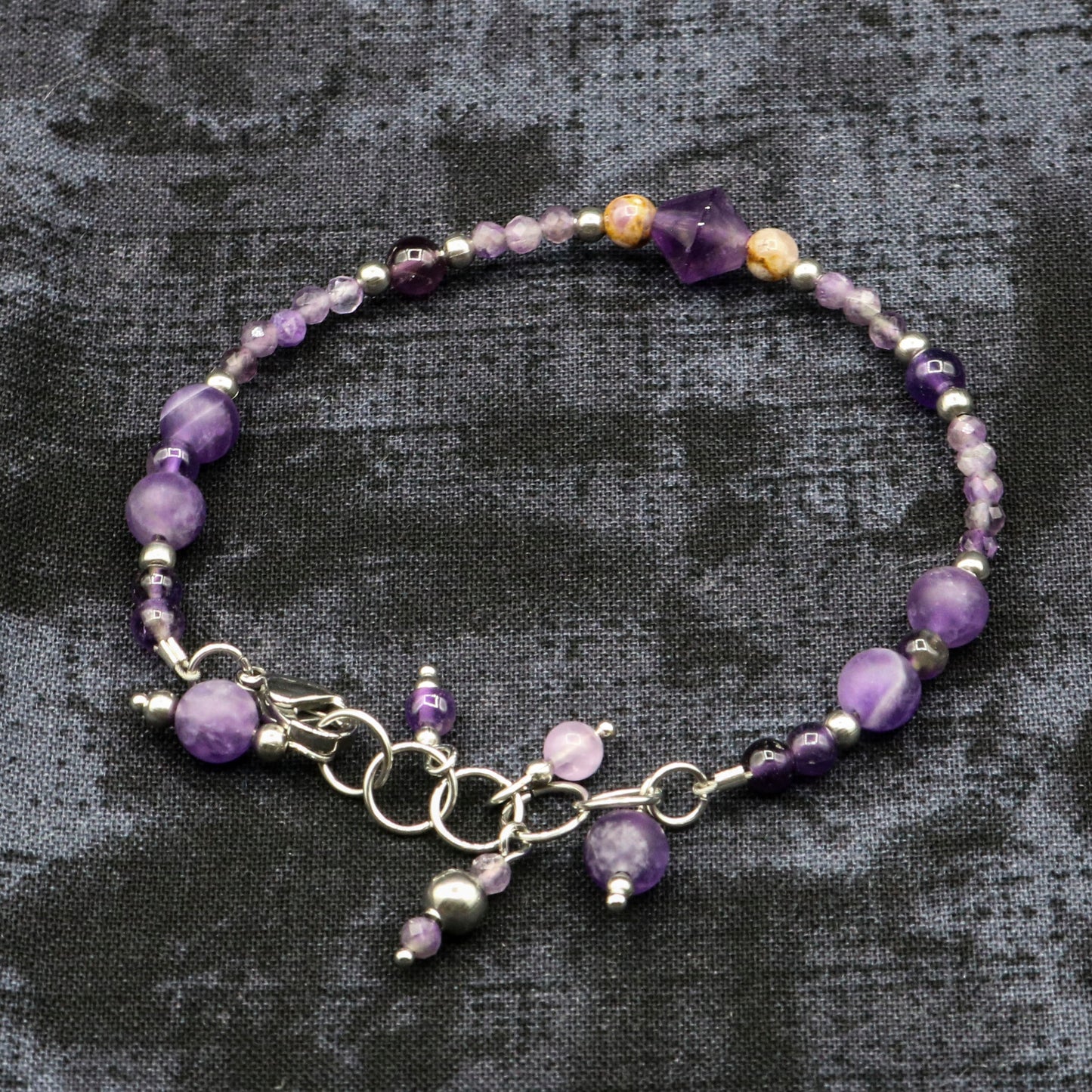 Amethyst Bracelet (adjustable)