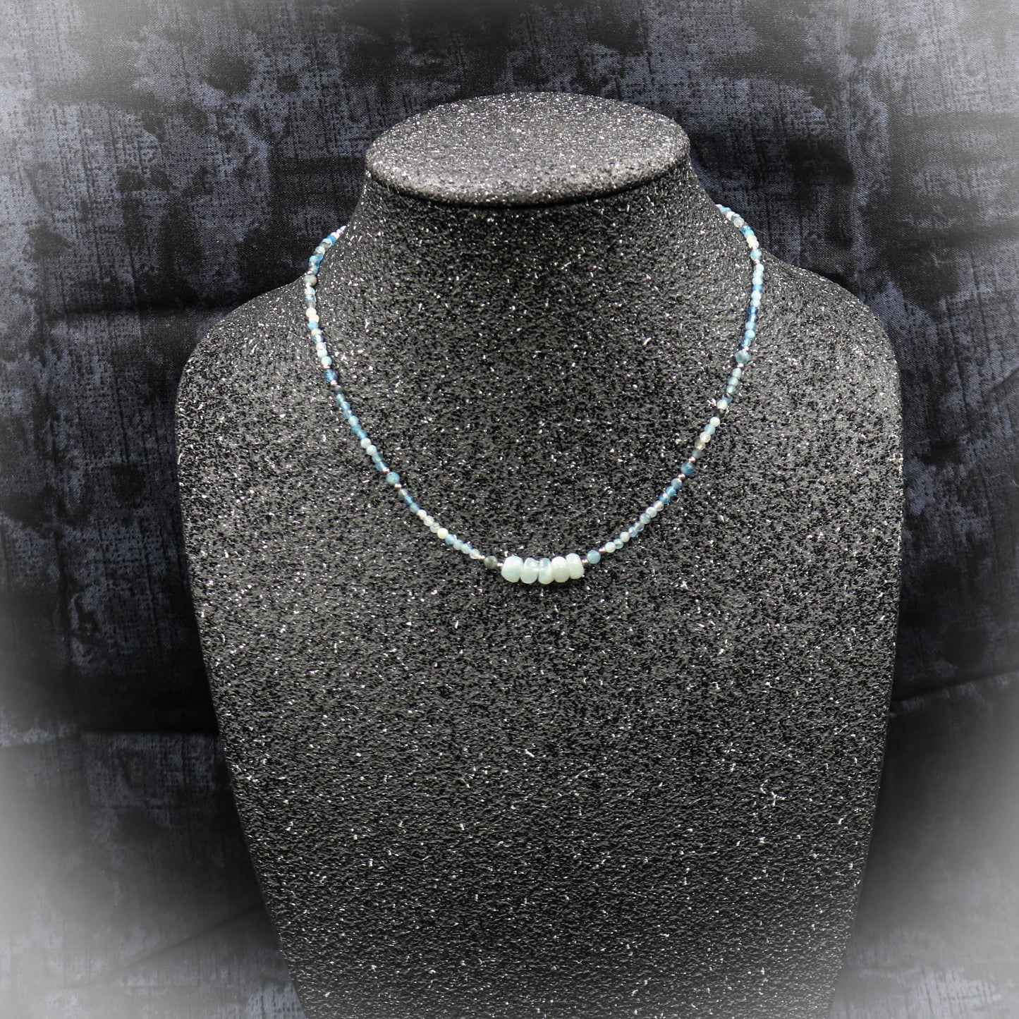 Aquamarine Choker Style Necklace