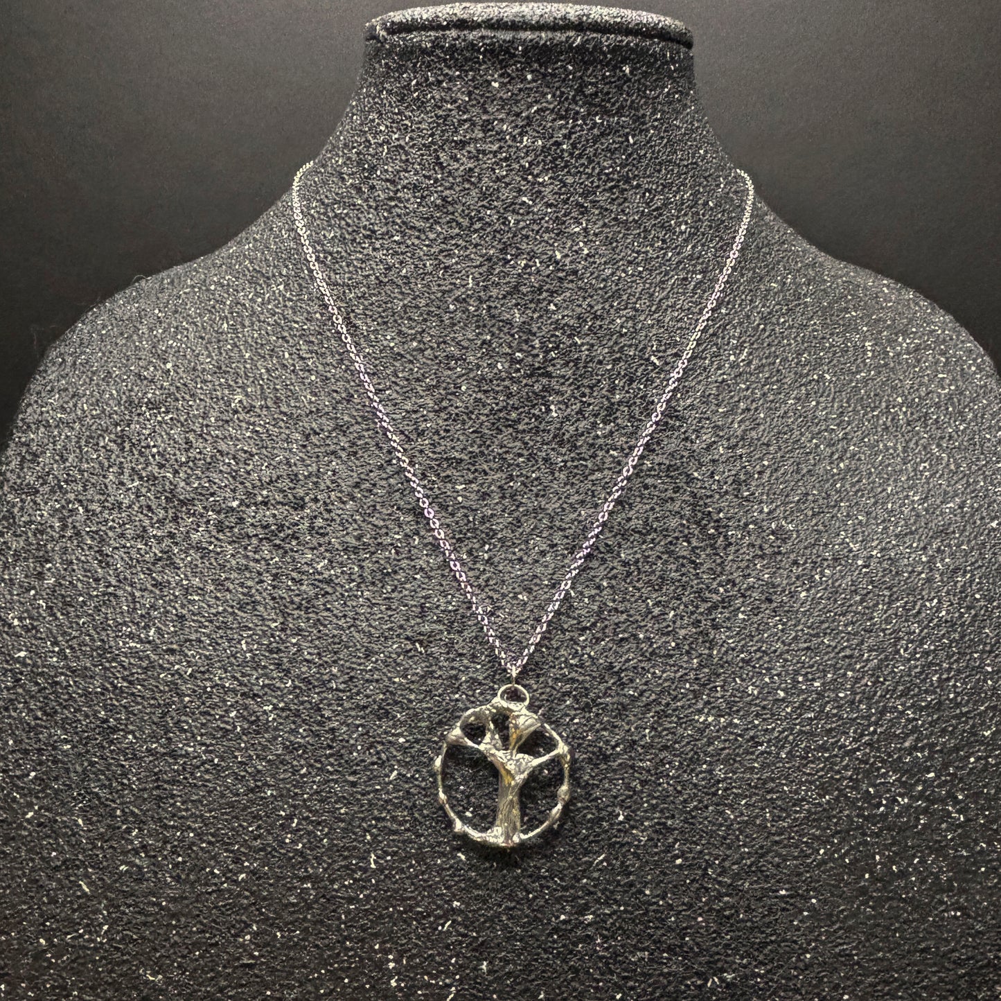 Soft Solder Tree of Life Pendant Necklace