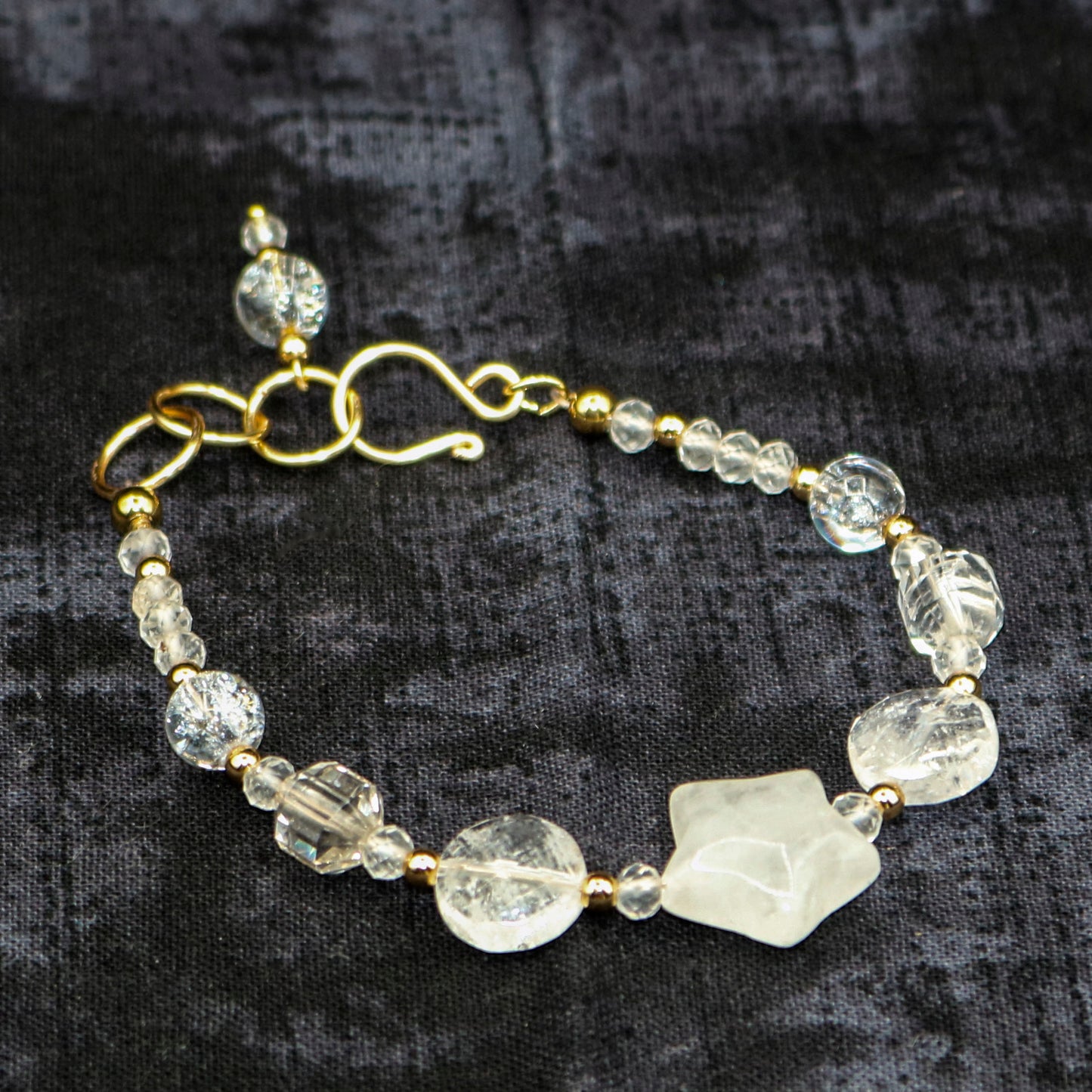 Clear Quartz Star Bracelet