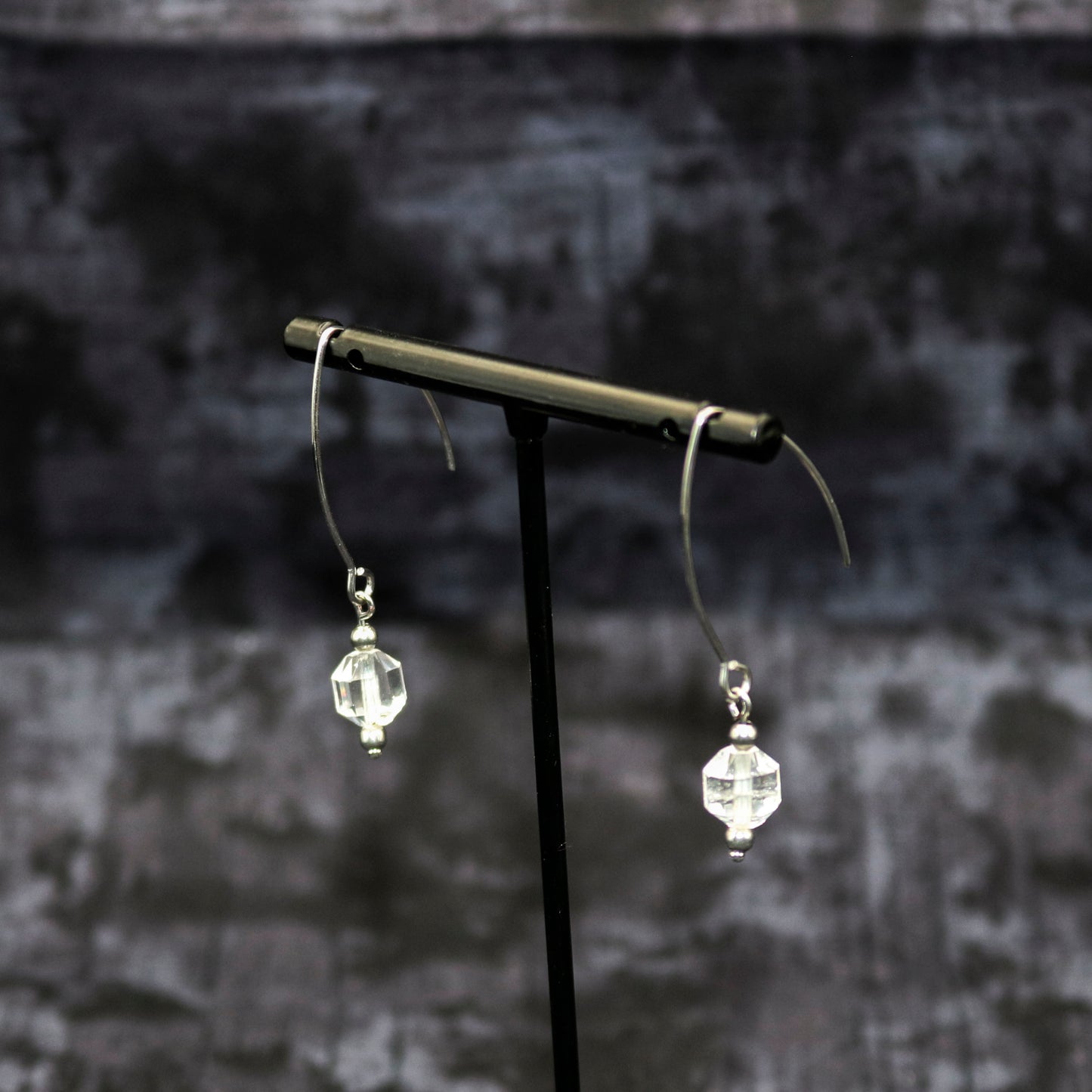 Clear Quartz Marquise Earrings