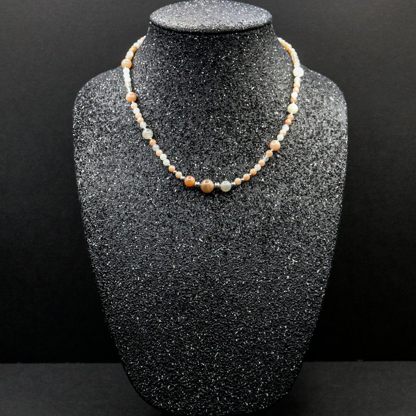 Multi-Color Moonstone Necklace